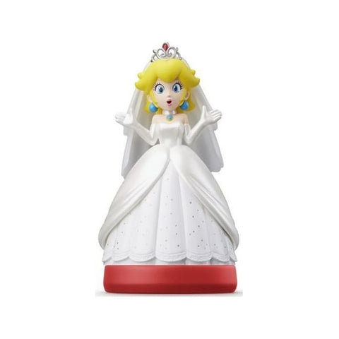 Nintendo amiibo Super Mario Wedding Peach Figure for Switch Wii U 3DS