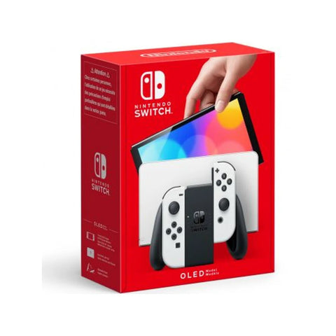Nintendo Switch OLED Console White 64GB with Dock and Joy‑Con Controllers