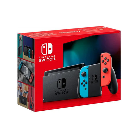 Nintendo Switch Console Neon Red Blue Joy-Con 32GB Dock & Accessories