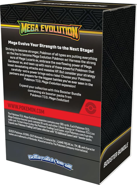 Pokemon TCG Mega Evolution 6 Booster Pack Bundle Sealed English