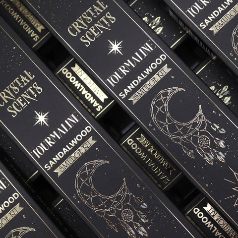 Tourmaline Crystal Scents Smudge Incense - Sandalwood