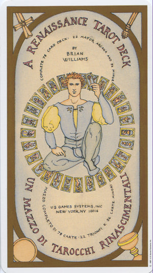 Renaissance Tarot Deck by Brian Williams 78 Cards US Games with Guidebook