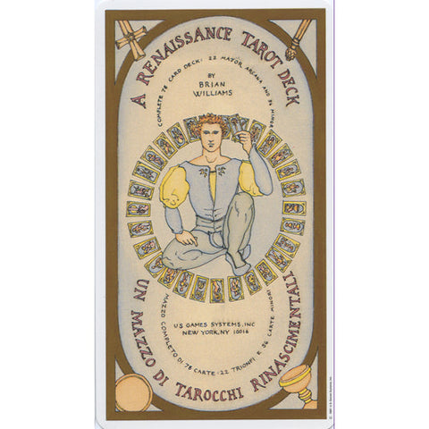 Renaissance Tarot Deck by Brian Williams 78 Cards US Games with Guidebook