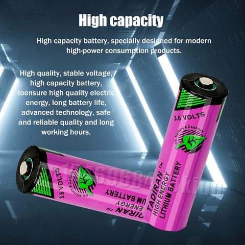 4x Tadiran AA 3.6V Lithium Batteries 2200mAh LS14500 SL-760 High Energy
