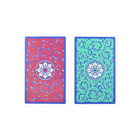 Copag Neoteric Bridge Playing Cards Double Deck Regular Index Red/Green 029-9