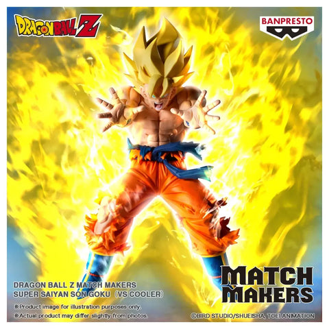 Banpresto Dragon Ball Z Super Saiyan Goku Figure Official Collectible