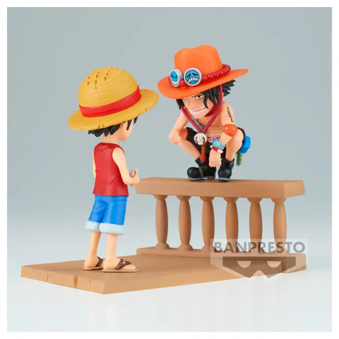 Banpresto One Piece Luffy & Ace Official Anime Figure Set Collectible