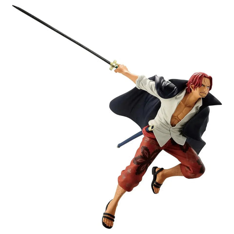 Banpresto One Piece Shanks Figure Official Licensed Anime Statue Collectible