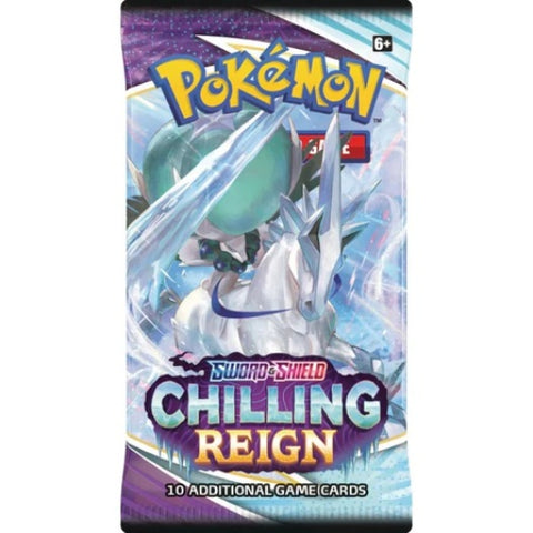Pokémon TCG Sword & Shield Chilling Reign Booster Pack 10 Cards Sealed