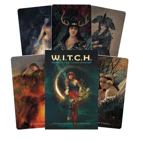 W.I.T.C.H. Woman In Total Control Oracle Cards Deck Wisdom US Games Systems