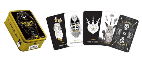 Macabre Tarot Pocket Tin 78 Card Deck with Guidebook by Rockpool