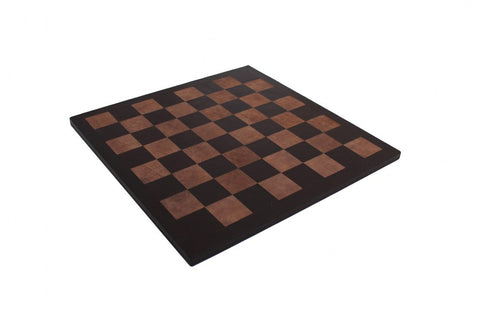 Italfama Leather Chess Board 38x38cm Handmade Vintage Italian Made