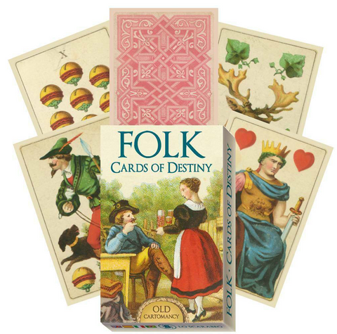 Folk Cards of Destiny Fortune Telling Deck Lo Scarabeo Cartomancy