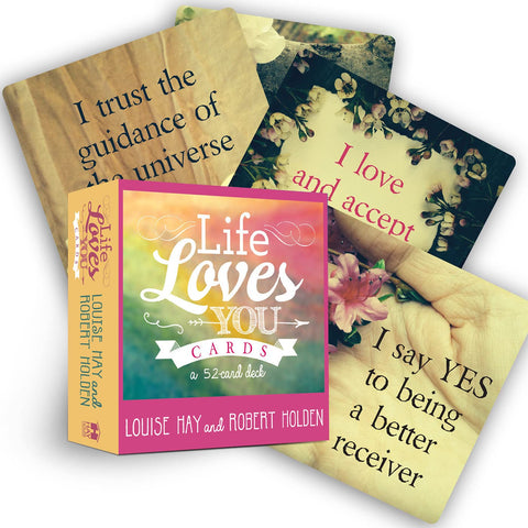 Life Loves You Affirmations Cards Deck Louise Hay R. Holden Oracle Hay House NEW