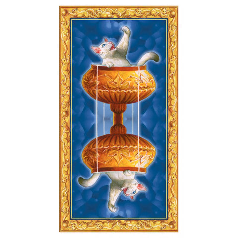 Tarot of White Cats 78 Card Deck by Lo Scarabeo with Guidebook