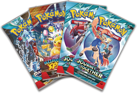 Pokemon Scarlet & Violet Hop's Zacian ex Collection Box 4 Booster Packs EN