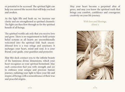 White Light Oracle: Luminosity Pocket Edition cards Blue Angel