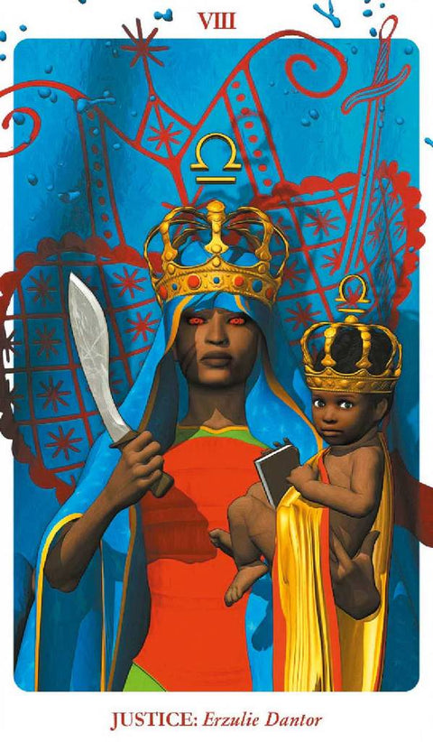 Voodoo Tarot Spirit Box Cards and Book Kit Lo Scarabeo