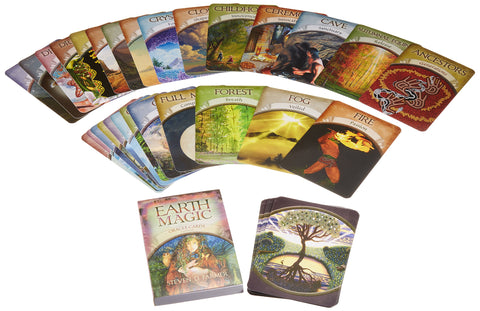 Earth Magic Oracle Cards Deck And Guidebook  By Steven D. Farmer