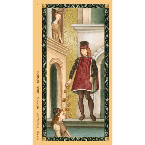 Golden Tarot of Renaissance Estensi Deck by Lo Scarabeo 50 Cards