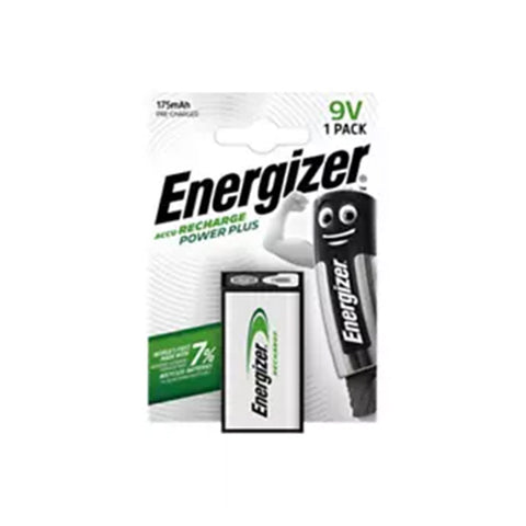 1x Energizer 9V Rechargeable NiMH Battery 175mAh HR22 for Smoke Alarms