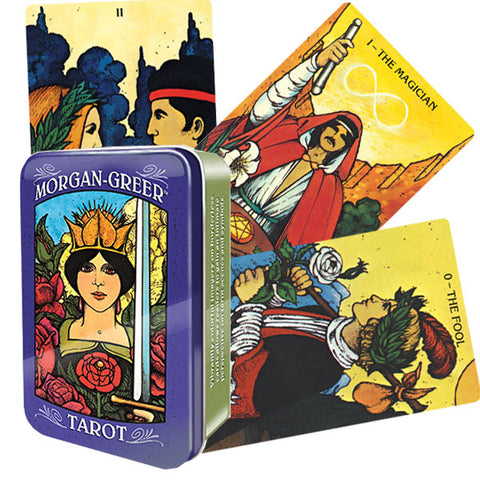 Morgan Greer Tarot Tin Deck 78 Cards Pocket Size by US Games Systems