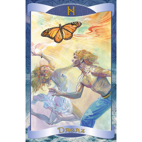 Rune Oracle Cards Deck Lo Scarabeo Norse Gods Divination Set English