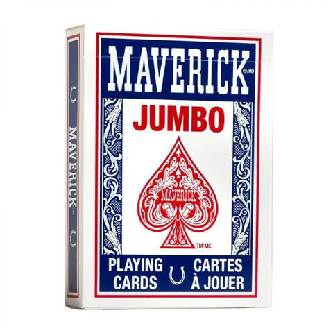 Maverick Blue Playing Cards Jumbo Index Deck Poker Magic Tricks Quality