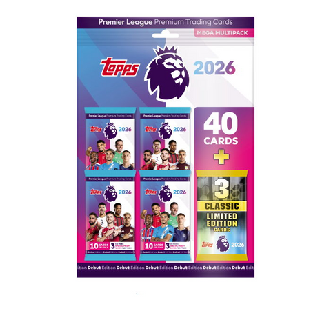 Topps Premier League 2025/26 Mega Multipack Official Limited Trading Cards