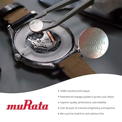10x Murata 373 SR916SW 1.55V Silver Oxide Watch Batteries