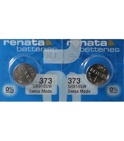 2x Renata 373 SR916SW SR68 1.55V Silver Oxide Watch Batteries Swiss