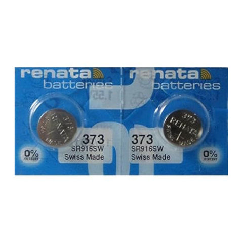 2x Renata 373 SR916SW SR68 1.55V Silver Oxide Watch Batteries Swiss