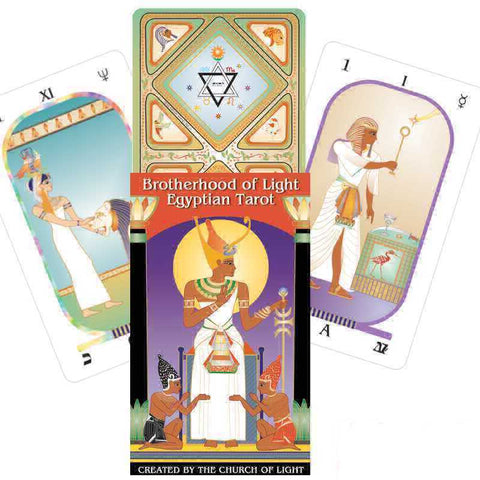 Brotherhood Of Light Egyptian Tarot Deck Cards Esoteric Telling US Games NEW