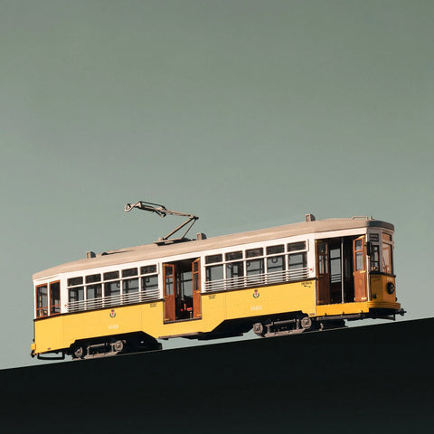 OcCre Milan Tram 1503 Ventotto Wooden Model Kit 1:24 Scale 973 Parts 53013