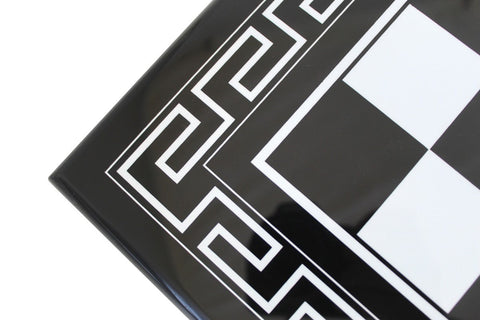 Italfama Wooden Chess Board 50x50cm Black White 4.5cm Squares Italy
