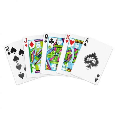 Copag Elite Plastic Poker Playing Cards Deck Set Green & Burgundy