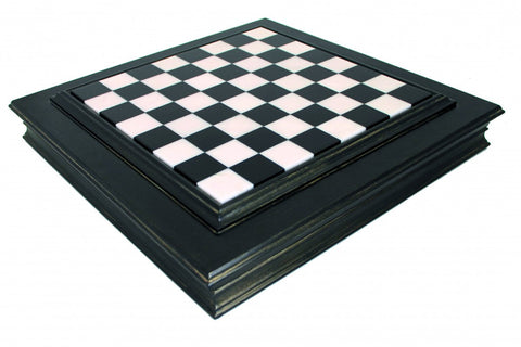 Italfama Marble & Wood Chess Board 50x50cm with Storage, Made in Italy