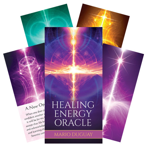 Healing Energy Oracle Cards Deck by Mario Duguay Blue Angel 54 Card Set
