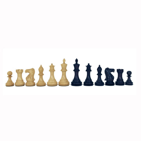 Italfama Weighted Wooden Chess Pieces Set King 78mm Made in Italy