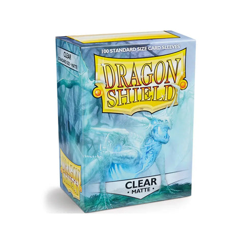 Dragon Shield Matte Clear Standard Card Sleeves 100ct TCG