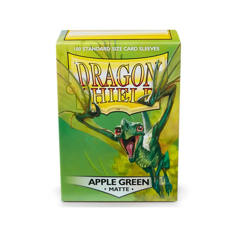 Dragon Shield Matte Apple Green Standard Card Sleeves 100 Count
