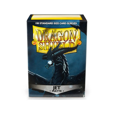 Dragon Shield Matte Jet Black Standard Card Sleeves 100ct
