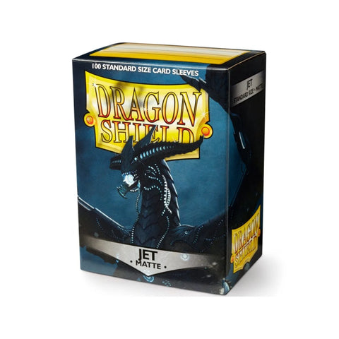 Dragon Shield Matte Jet Black Standard Card Sleeves 100ct