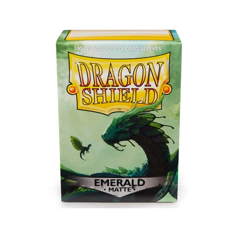Dragon Shield Emerald Matte Standard Size Card Sleeves 100 Count