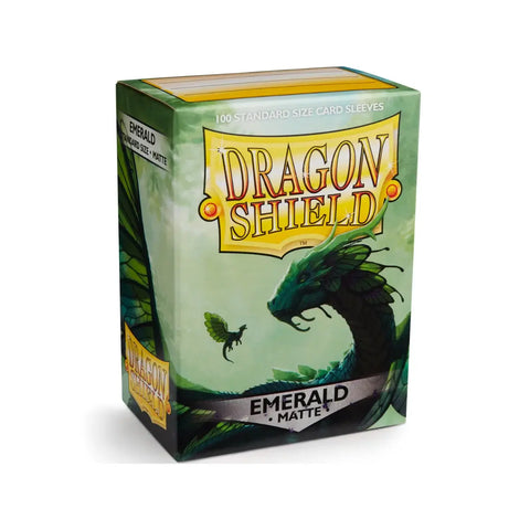 Dragon Shield Emerald Matte Standard Size Card Sleeves 100 Count