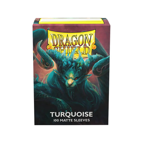 Dragon Shield Turquoise Matte Standard Card Sleeves 100ct MTG Pokemon