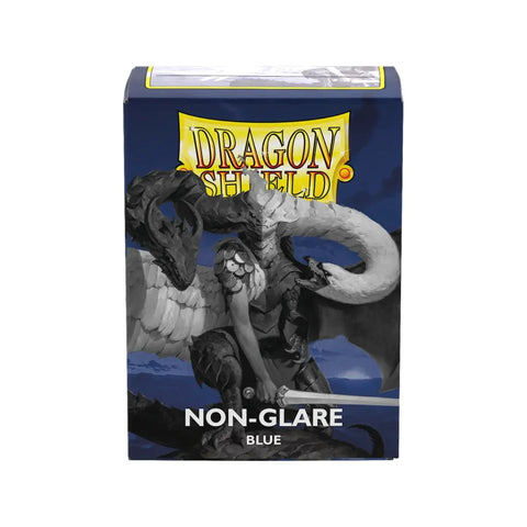 100x Dragon Shield Blue Non-Glare Matte Standard TCG Card Sleeves