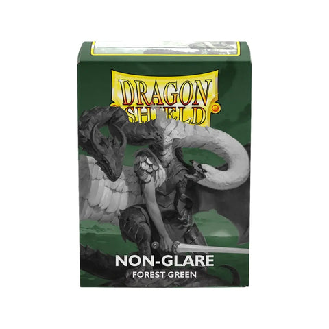 Dragon Shield Matte Non-Glare Forest Green Card Sleeves 100ct TCG
