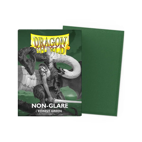 Dragon Shield Matte Non-Glare Forest Green Card Sleeves 100ct TCG