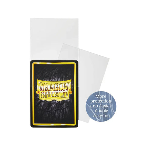 Dragon Shield Perfect Fit Thick Inner Sleeves Clear Standard 100 Pack 63x88mm